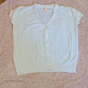 Short sleeve sweater